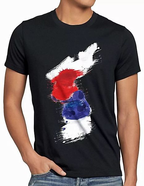 style3 T-Shirt Flagge Korea Fußball Sport Hangug WM EM Fahne günstig online kaufen