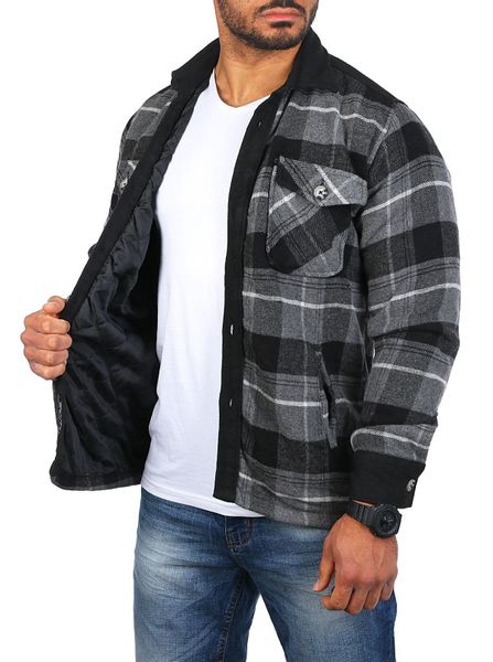 CARISMA Langarmhemd gefütterte Holzfäller Karo Hemd günstig online kaufen