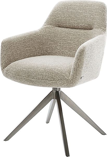 DELIFE Polsterstuhl Pejo-Flex, Kreuzgestell breit Graphit günstig online kaufen