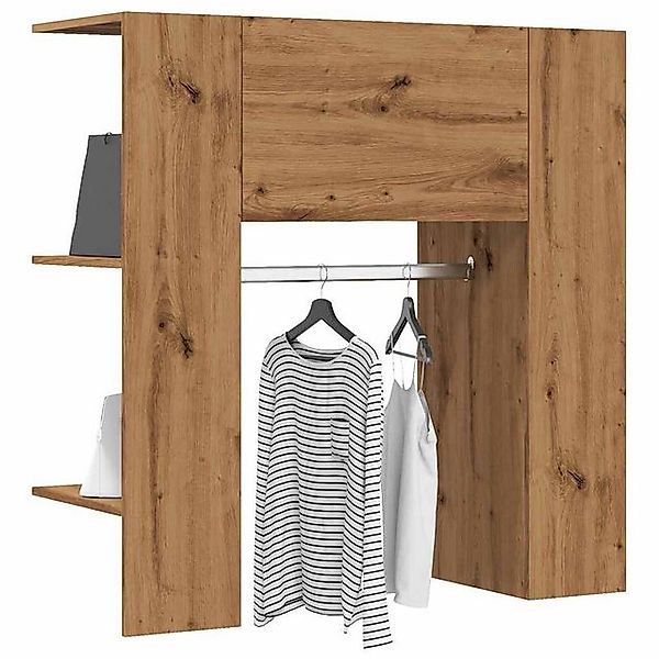 vidaXL Schrankmodule Flurschrank Artisan-Eiche 97,5x37x99 cm Holzwerkstoff günstig online kaufen