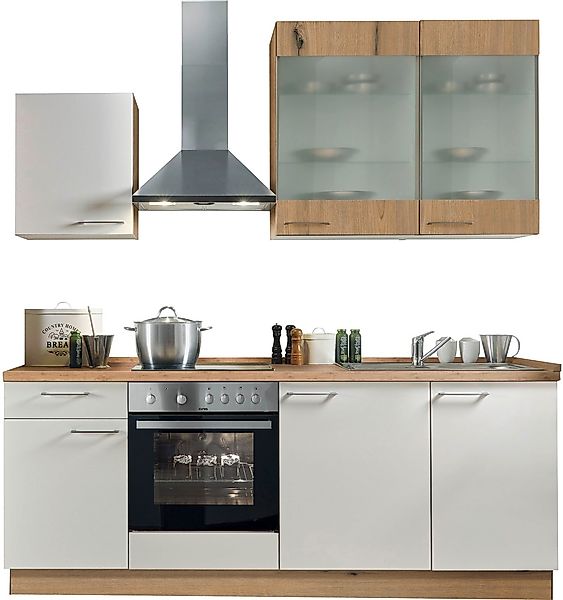 KOCHSTATION Küchenzeile ""KS-Trea", wahlweise mit E-Geräten, höhenverstellb günstig online kaufen