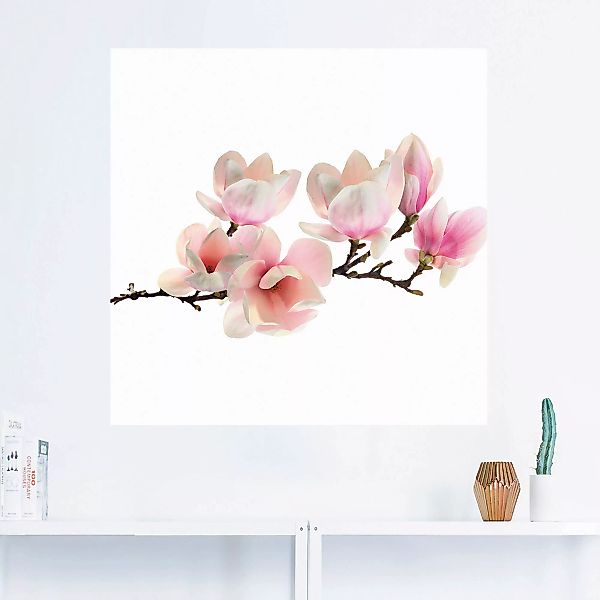 Artland Wandbild »Magnolie«, Blumen, (1 St.), als Leinwandbild, Poster, Wan günstig online kaufen