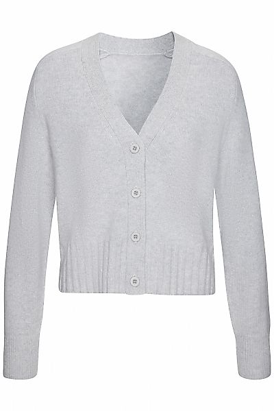 LASCANA Strickjacke, weiche Kaschmirstrickjacke mit V-Ausschnitt günstig online kaufen