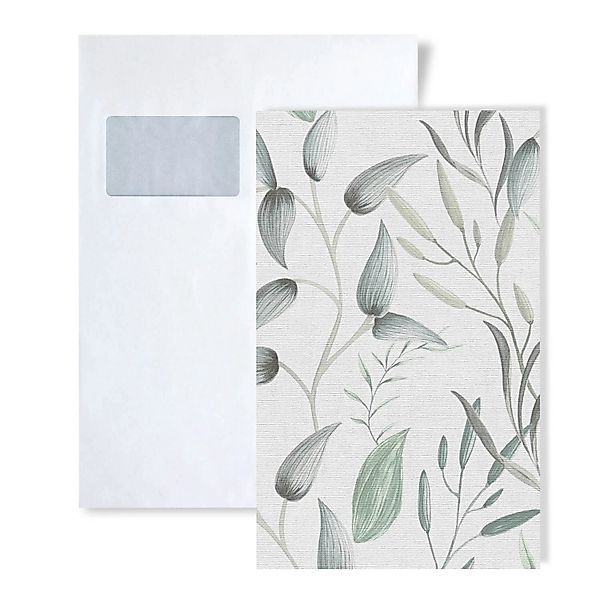 PROFHOME 1 MUSTERSTÜCK S-397452-GU DIN A4 MUSTER der Floralen Tapete günstig online kaufen