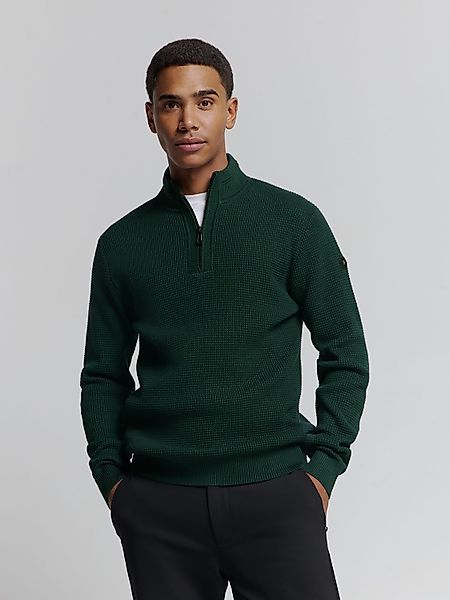 NO EXCESS Stehkragenpullover mit Zipper günstig online kaufen