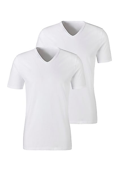 H.I.S Unterziehshirt, (2 St.), mit V-Ausschnitt und kleinem Logo, Unterhemd günstig online kaufen