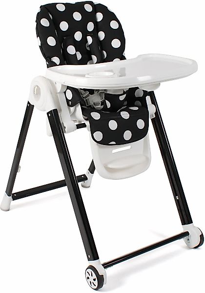 CHIC4BABY Hochstuhl "Aro, Dots black" () Kunstleder günstig online kaufen