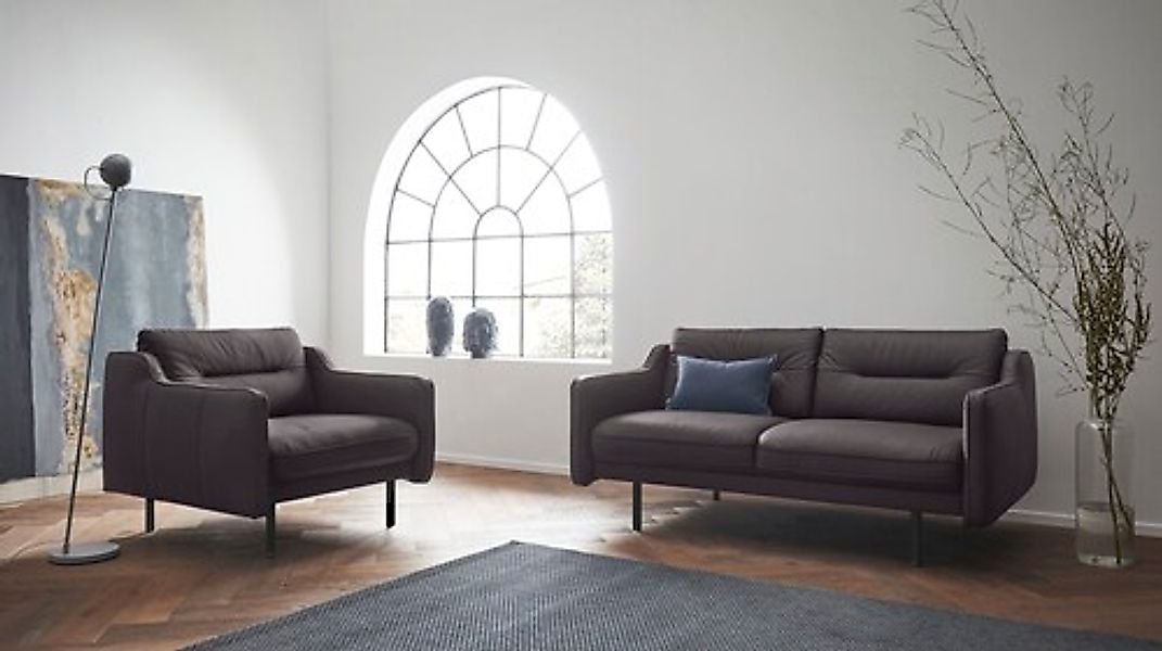 Home affaire 2-Sitzer »Nordfyn« edles Design in 3 Bezugsqualitäten, Design günstig online kaufen