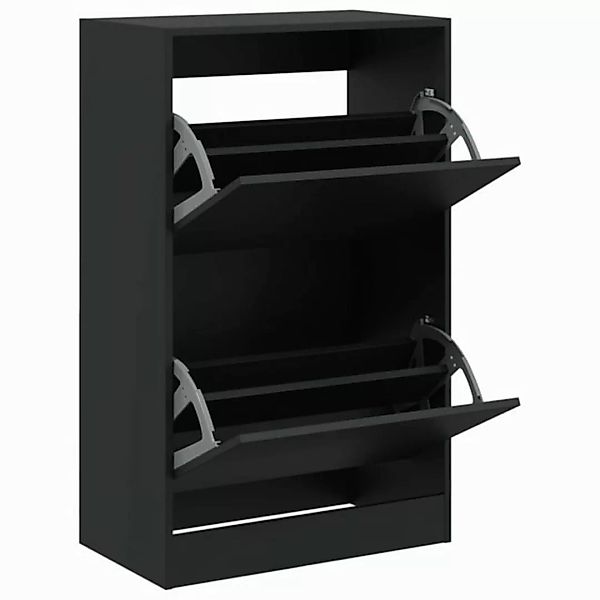 vidaXL Schuhschrank Schuhschrank Schwarz 60x34x96,5 cm Spanplatte günstig online kaufen