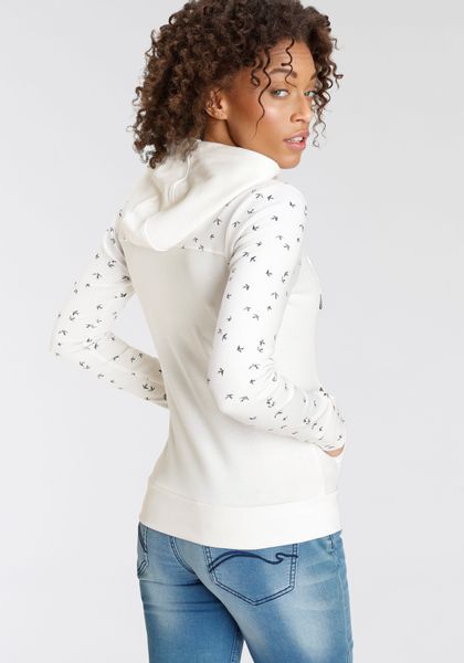 KangaROOS Kapuzensweatjacke mit filigranem Print günstig online kaufen