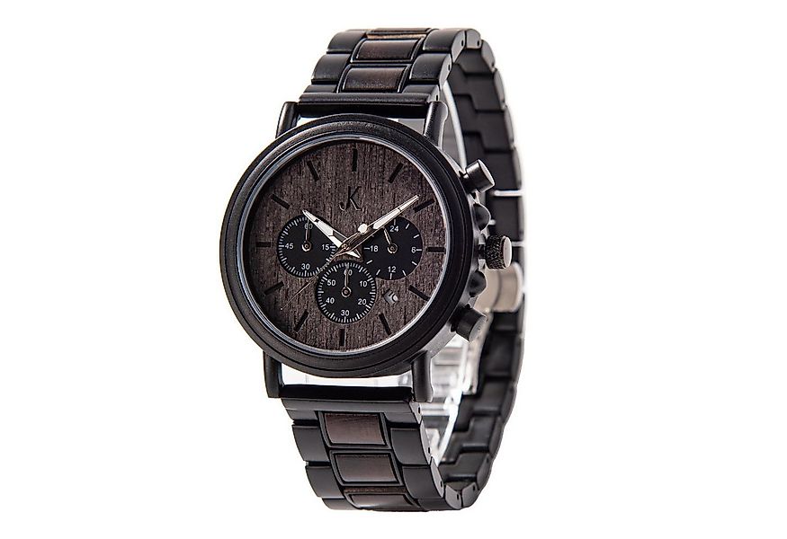 Kim Johanson Quarzuhr Military, Herren-Quarzuhr mit Datum, in Schwarz-Beige günstig online kaufen