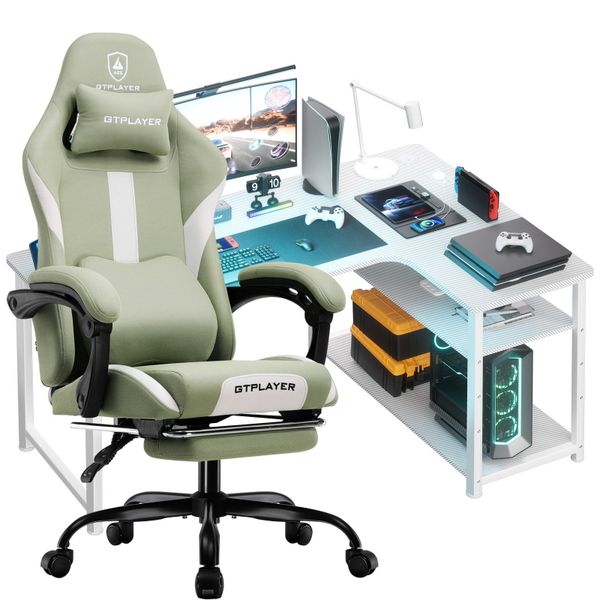 GTPLAYER Gaming-Stuhl Gaming Tisch + Gaming günstig online kaufen