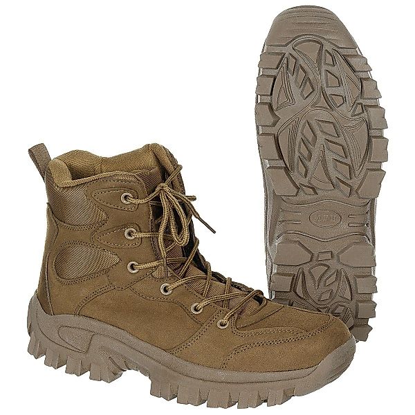 MFH Trekking-Stiefel 6-Loch Coyote Tan Knöchelhoch günstig online kaufen