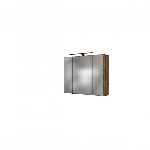 HELD MÖBEL Spiegelschrank Luzern 80 cm Wotaneiche günstig online kaufen