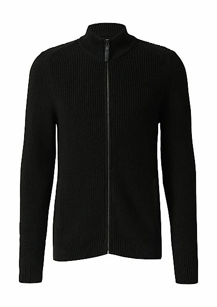 s.Oliver Strickjacke, mit Stehkragen und Reißverschluss günstig online kaufen