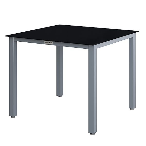 Casaria Gartentisch Bern (1-St), Aluminium 87x87x73cm Höhenverstellbar 5mm günstig online kaufen