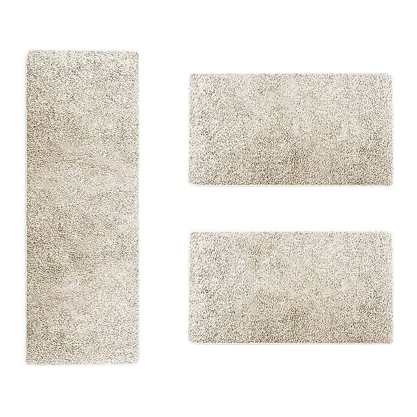 Floordirekt Hochflor-Bettumrandung Barcelona Creme, 3 Größen, günstig online kaufen