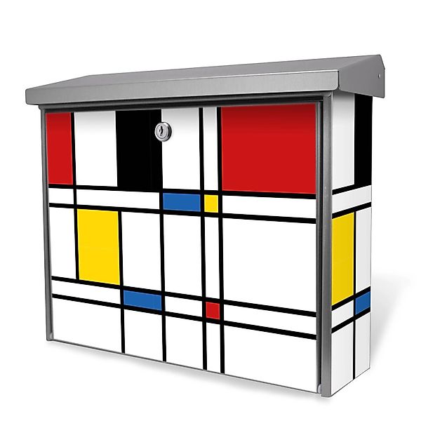 Banjado Briefkasten Edelstahl 38.5x31.5x12cm Ohne Zeitungsfach Inkl. Montag günstig online kaufen