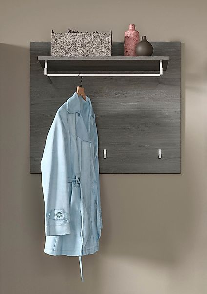 Home affaire Garderobenpaneel "Rumba, Breite 80cm, 3 Haken, 1 Kleiderstange günstig online kaufen