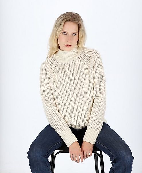 halsüberkopf Accessoires Strickpullover Tweed Optik aus hochwertigem Wollmi günstig online kaufen