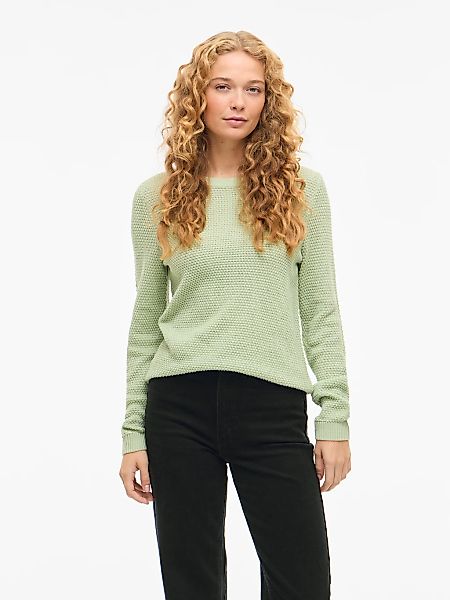 Vila Rundhalspullover "VIDALO O-NECK L/S KNIT TOP- NOOS" günstig online kaufen