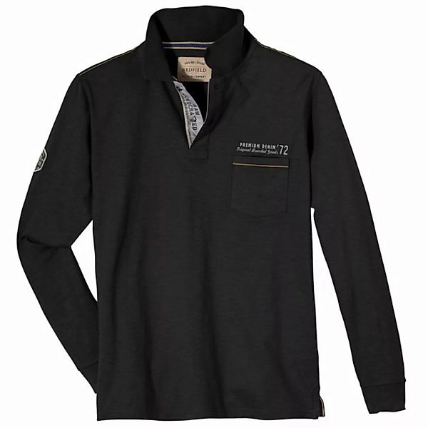 redfield Langarm-Poloshirt Große Größen Herren Redfield Langarm-Poloshirt s günstig online kaufen