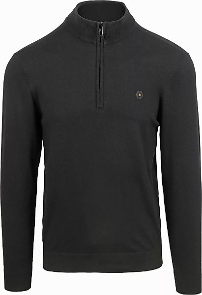 No Excess Halfzip Pullover Schwarz - Größe XXL günstig online kaufen