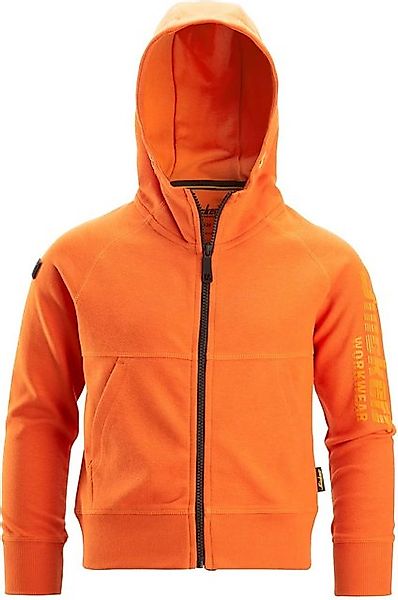Snickers Rundhalspullover 7512, Junior Logo Hoodie mit Reißvers. günstig online kaufen