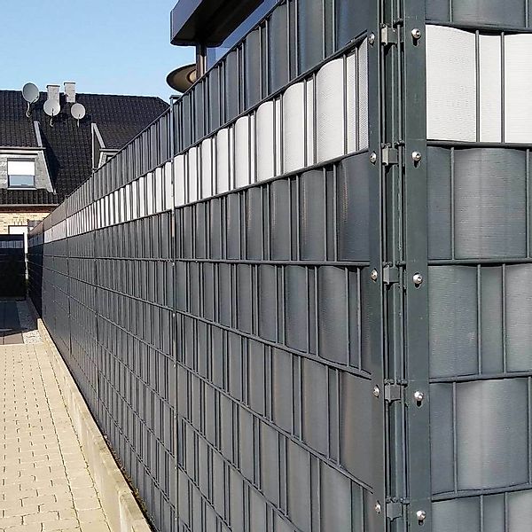 nm_trade Sichtschutzstreifen Sichtschutzstreifen PP Doppelstabmatten Zaunbl günstig online kaufen