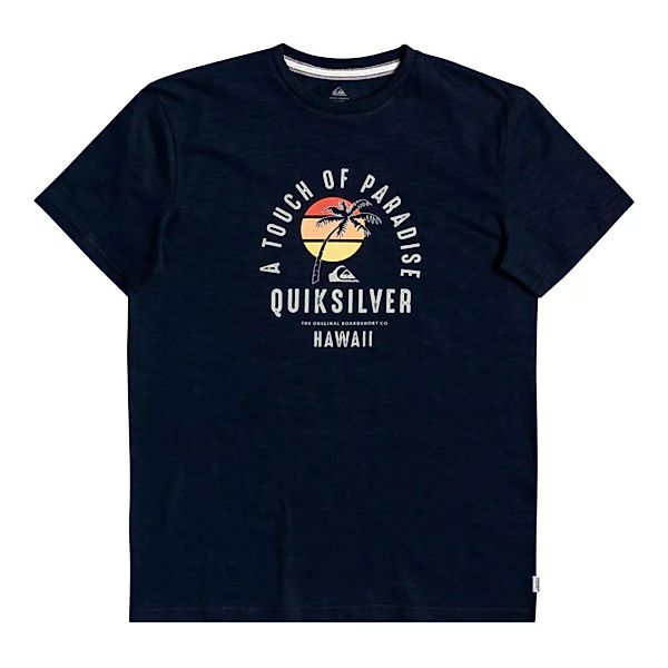 Quiksilver Quiet Hour Kurzärmeliges T-shirt L Navy Blazer günstig online kaufen