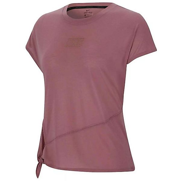 Nike Dry Tie Kurzarm T-shirt M Desert Berry / Metalic Red Bronze günstig online kaufen