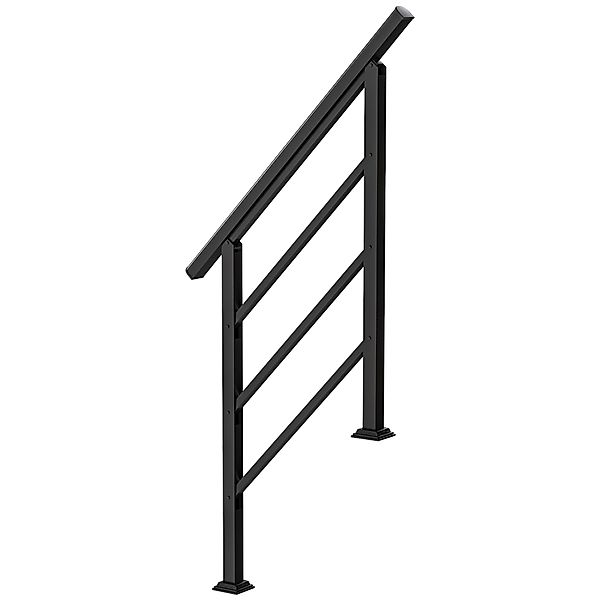Outsunny Treppengeländer für 1-3 Stufen, 94cm Winkelverstellbar Handlauf Au günstig online kaufen