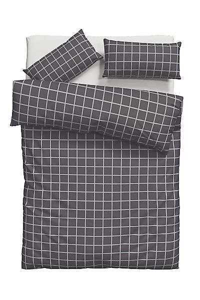OTTO home Bettwäsche "Eemil" 2 Stk. tlg. karierte Bettwäsche aus Baumwolle günstig online kaufen