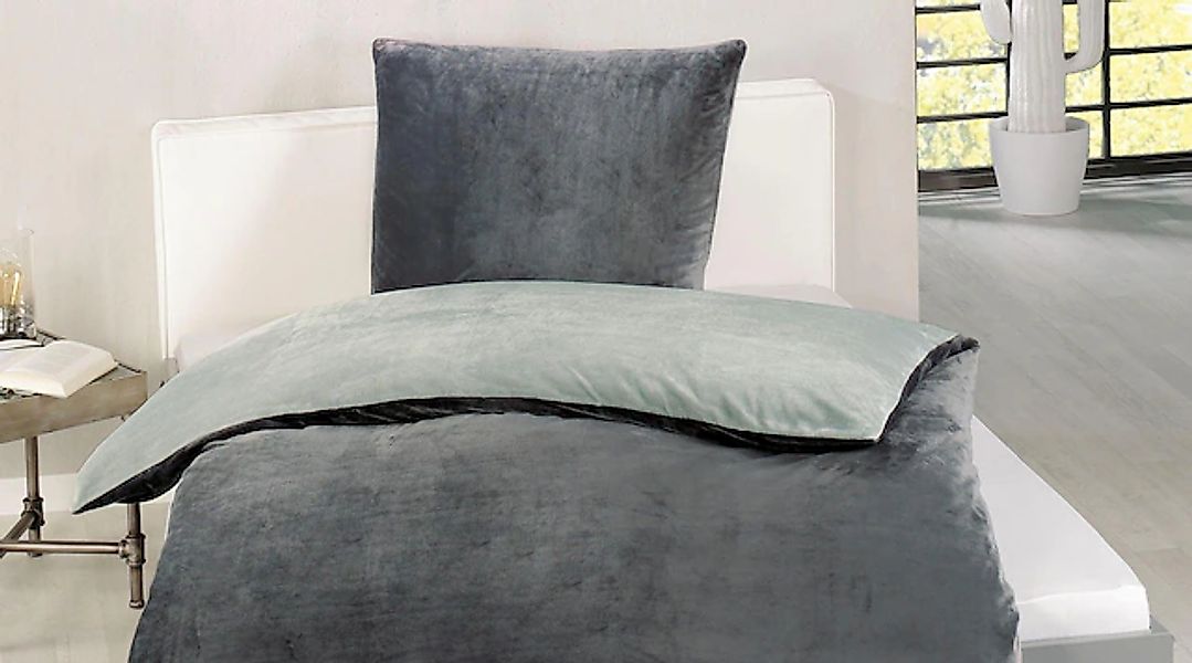 Gözze Wendebettwäsche »Superflausch in Gr. 135x200 oder 155x220 cm«, Fleece günstig online kaufen