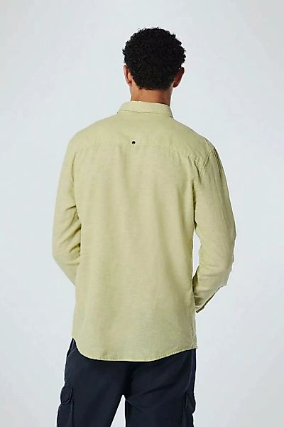 No Excess Shirt Leinen Grün - Größe L günstig online kaufen