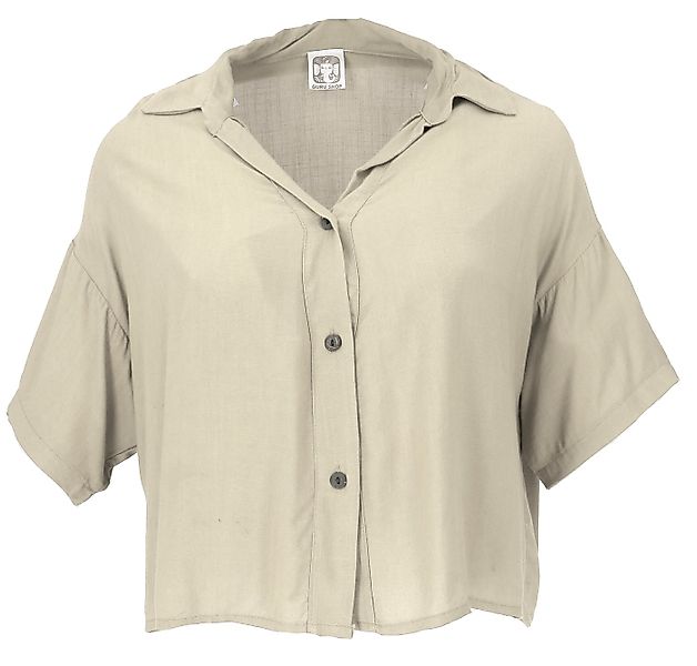 Guru-Shop Longbluse Boho Blusentop, Basic Kurzarmbluse, weite.. alternative günstig online kaufen