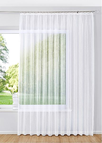 Gardinenbox Bogenstore, Kräuselband (1 St), transparent, günstig online kaufen