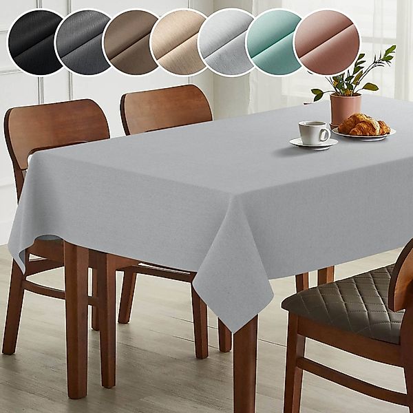 ANRO Tischdecke Hochwertig Tischwäsche mit Beschichtung günstig online kaufen