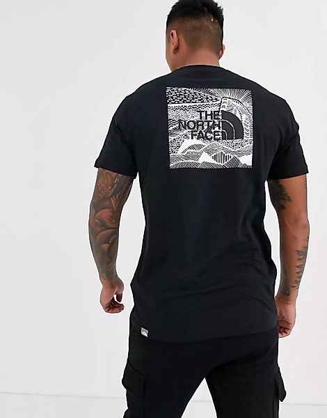 The North Face – Red Box Celebration – Schwarzes T-Shirt günstig online kaufen