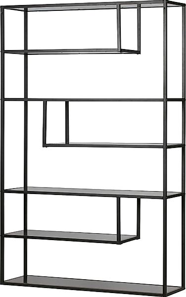 WOOOD Bücherregal "Teun" Regal aus Metall, viel Platz, H 188 cm x B 120 cm günstig online kaufen