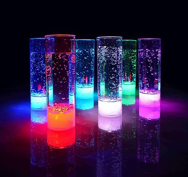 PRECORN LED Blinklicht 1x LED Longdrinkglas günstig online kaufen