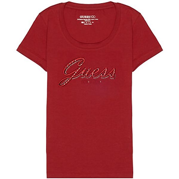 Guess  T-Shirt CN SS EMBRO SCRIPT LOGO TEE W5YI46 J1314 günstig online kaufen