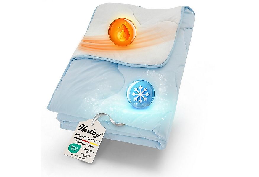 Herlag 4-Jahreszeitenbett 2-in-1 Bettdecke Sommer- & Winterseite Kühlend & günstig online kaufen