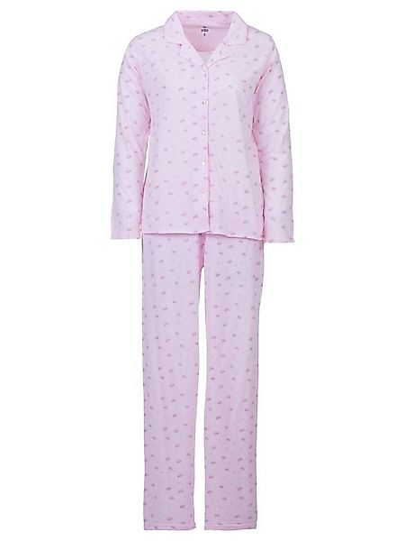 zeitlos Schlafanzug Pyjama Set Langarm - Schmetterling günstig online kaufen