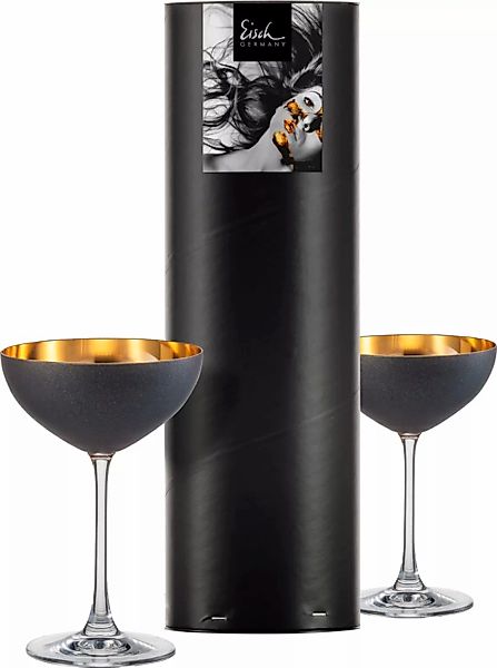Eisch Germany Dessertschale »COSMO GOLD, 250 ml«, 2 tlg., aus Kristallglas, günstig online kaufen