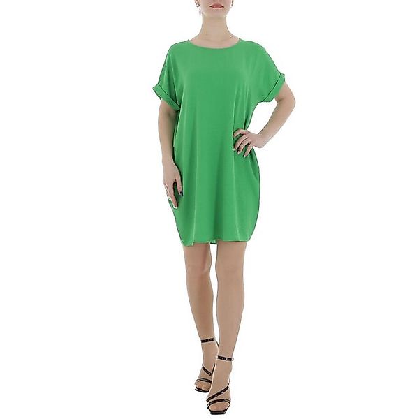 Ital-Design Tunikakleid Damen Freizeit (86164444) Kreppoptik/gesmokt Kleid günstig online kaufen