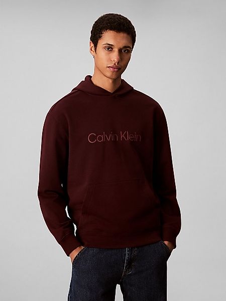 Calvin Klein Kapuzensweatshirt LS EU STANDARD LOGO 350TERRY PO Mit Rundhals günstig online kaufen