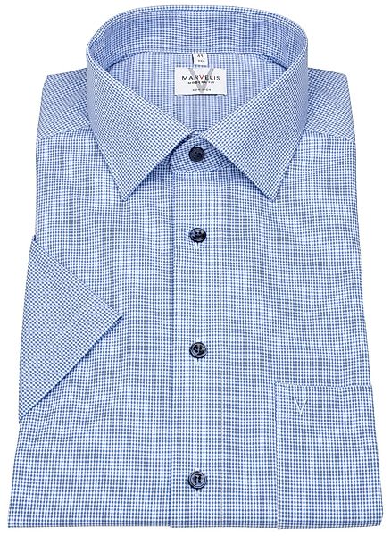 MARVELIS Kurzarmhemd Modern Fit leicht tailliert günstig online kaufen