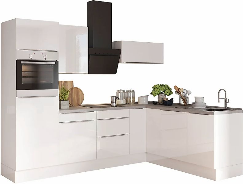 OPTIFIT Winkelküche "Aken Stellbreite 270x200 cm", wahlweise mit E-Geräten günstig online kaufen