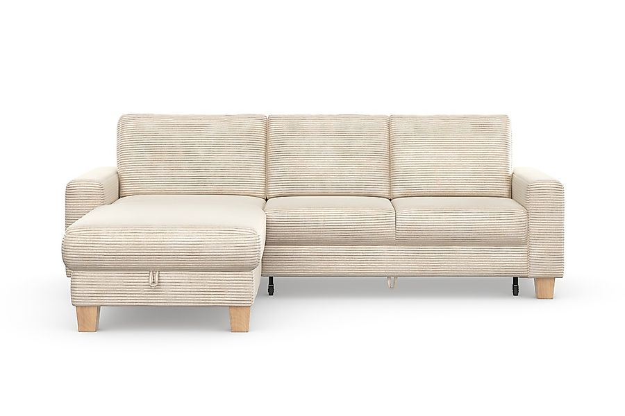 Home affaire Ecksofa »Summer L-Form«, mit Recamiere, mit oder ohne Bettfunk günstig online kaufen